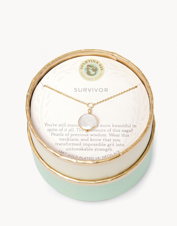 Survivor - Gold Necklace