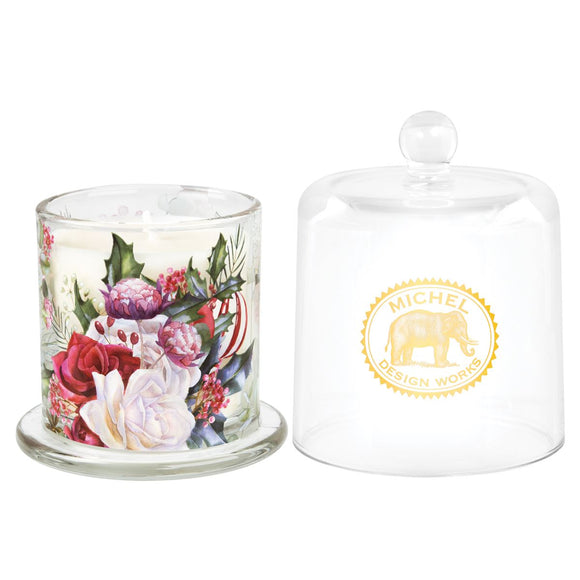 Winter Bouquet - Cloche Candle